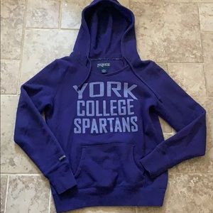 York College Purple Hoodie